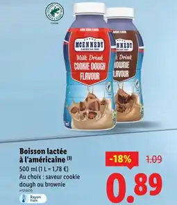 Lidl MCENNEDY Boisson lactée à l'américaine offre