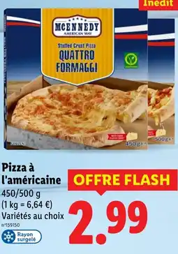 Lidl MCENNEDY Pizza à l'américaine offre