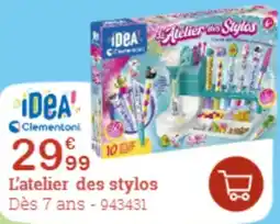 King Jouet L'atelier des stylos offre
