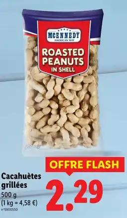 Lidl MCENNEDY Cacahuètes grillées offre