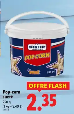 Lidl MCENNEDY Pop-corn sucré offre