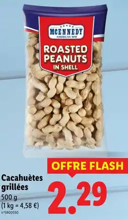 Lidl MCENNEDY Cacahuètes grillées offre
