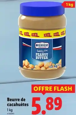 Lidl MCENNEDY Beurre de cacahuètes offre