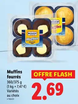 Lidl MCENNEDY Muffins fourrés offre