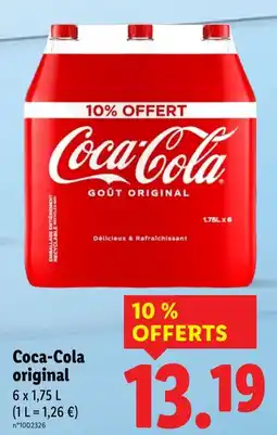 Lidl COCA-COLA original offre
