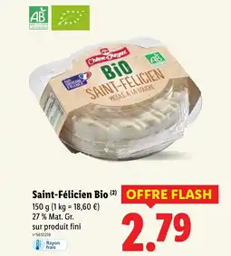 Lidl Saint-Félicien Bio offre