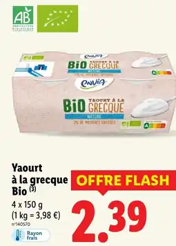 Lidl Yaourt à la grecque Bio offre