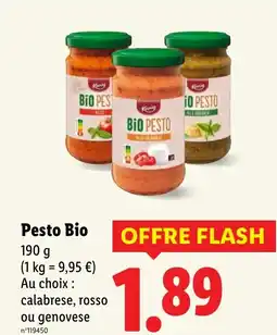 Lidl KANIA Pesto Bio offre