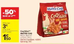 Cora Coq'ailes maître coq offre