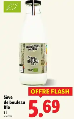 Lidl Sève de bouleau offre