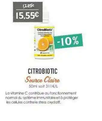 Citrobiotic Source Claire
