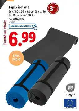 Lidl Tapis isolant offre