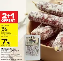 Cora Mini bûchettes aux noisettes le galibier offre