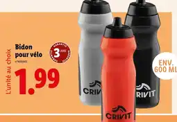Lidl CRIVIT Bidon pour vélo offre