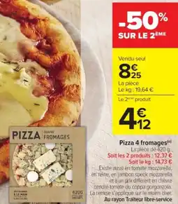 Cora Pizza 4 fromages offre