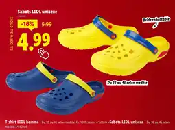 Lidl LIDL Sabots unisexe offre