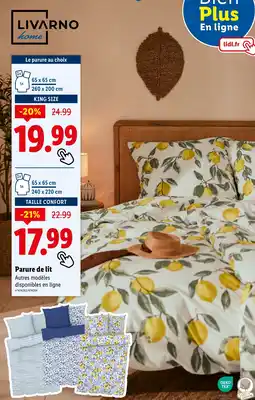 Lidl LIVARNO HOME Parure de lit offre
