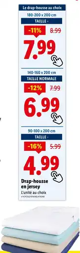 Lidl LIVARNO HOME Drap-housse en jersey offre