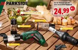 Lidl PARKSIDE Set de visseuse sans fil avec accessoires barbecue offre
