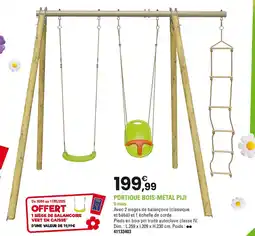 JouéClub CAP Nature Portique bois-métal piji offre