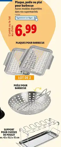 Lidl Plaque, poêle ou plat pour barbecue offre