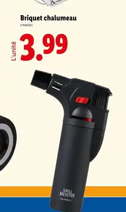 Lidl Briquet chalumeau offre