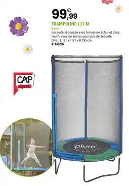 JouéClub CAP Sport Trampoline 1,21 M offre