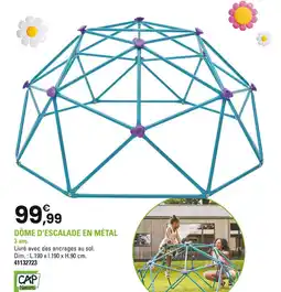 JouéClub CAP Nature Dôme d'escalade en métal offre