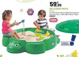 JouéClub little tikes Bac à sable tortue offre