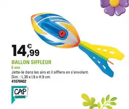JouéClub CAP Loisirs Ballon Siffleur offre