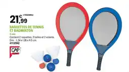JouéClub Cap sport Raquettes de tennis et badminton offre