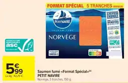 Cora Saumon fumé format spécial petit navire offre