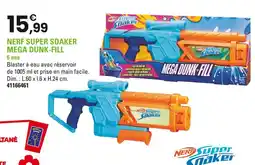 JouéClub NERF Nerf super soaker mega dunk-fill offre