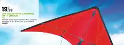 JouéClub Cerf-volant pop-up acrobatique try 115 cm rouge offre
