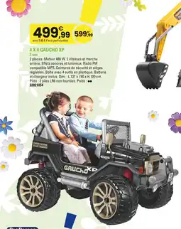 JouéClub Peg Perego 4 x 4 gaucho xp offre