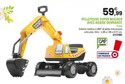 JouéClub FALK / CAP Nature Pelleteuse super builder avec assise ouvrante offre