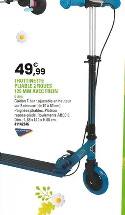 JouéClub moov'ngo Trottinette pliable 2 roues 125 mm avec frein offre