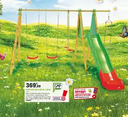 JouéClub CAP Nature Portique bois-métal 2,30 m offre