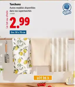 Lidl Torchons offre