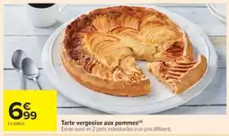 Cora Tarte vergeoise aux pommes offre