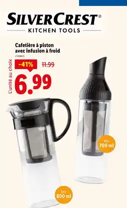Lidl SILVERCREST Cafetière à piston avec infusion à froid offre