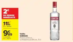 Cora Vodka sobieski offre