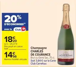 Cora Champagne charles de courance offre