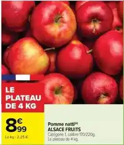 Cora Pommes natti offre
