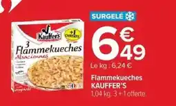 Cora x Carrefour Kauffer's - flammekueches offre