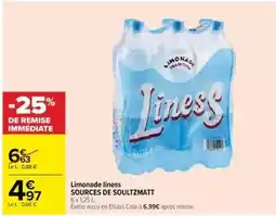 Cora Sources de soultzmatt - limonade liness offre