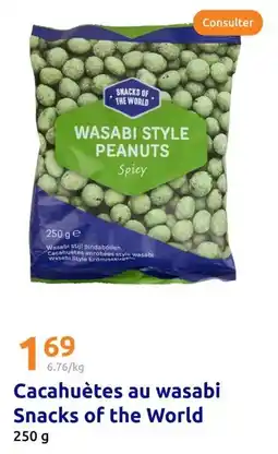 Action Snacks of the world - cacahuĂštes au wasabi offre