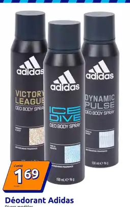 Action Adidas - déodorant offre
