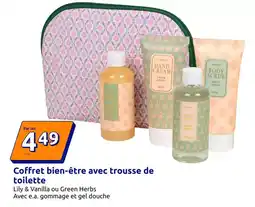 Action Wash - coffret bien-ĂȘtre avec trousse de toilette offre