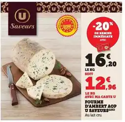 Bi1 Fourme d'ambert aop offre